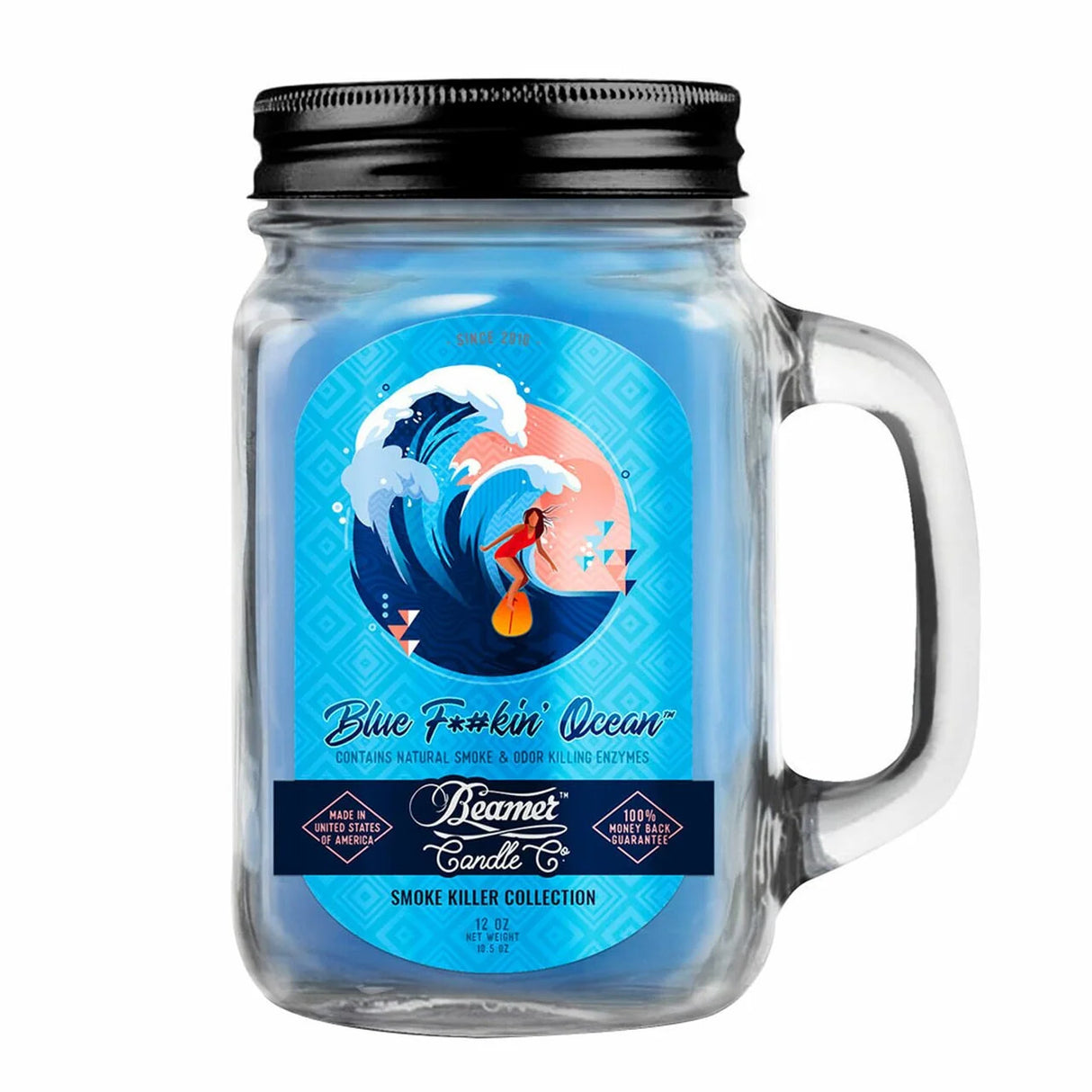 Vela Large Blue F*#kin Ocean - Beamer Candle