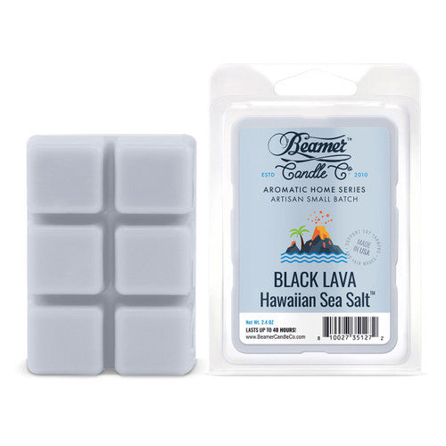 Vela Wax Drop Black Lava Hawaiian Sea Salt Edición Limitada - Beamer Candle
