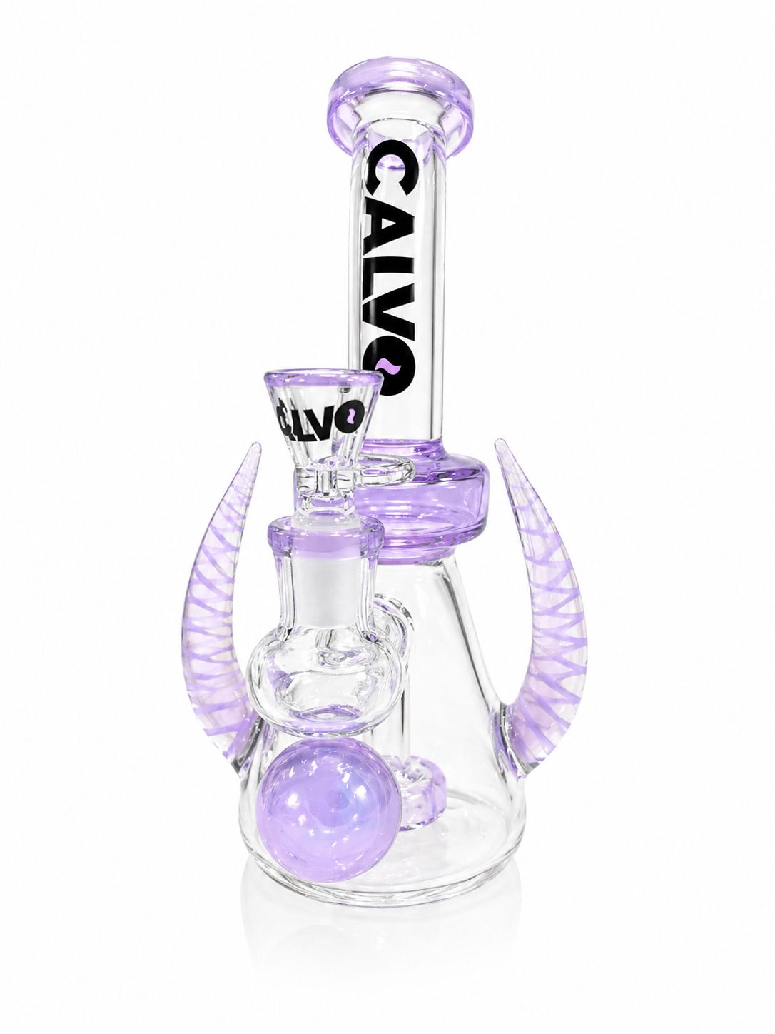Space Horn Rig Purple 23cm - Calvo Glass