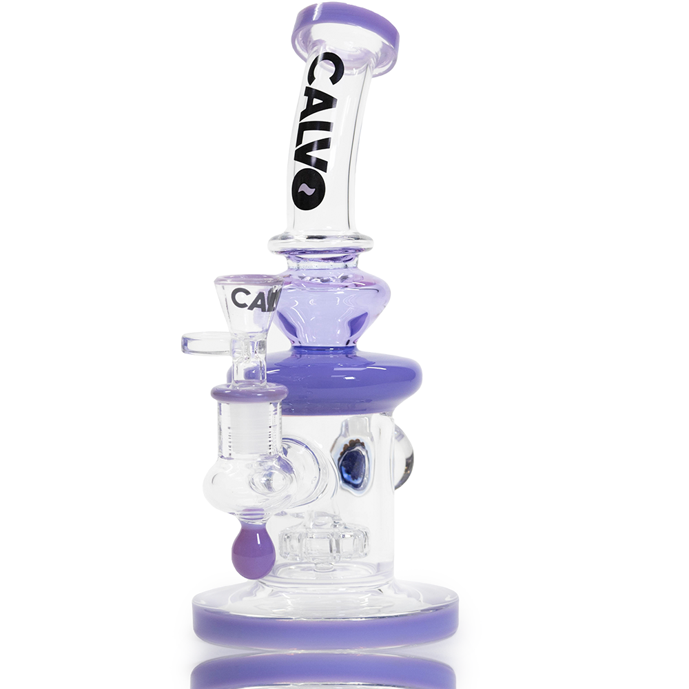 Implossion Drop Rig Purple 23cm - Calvo Glass