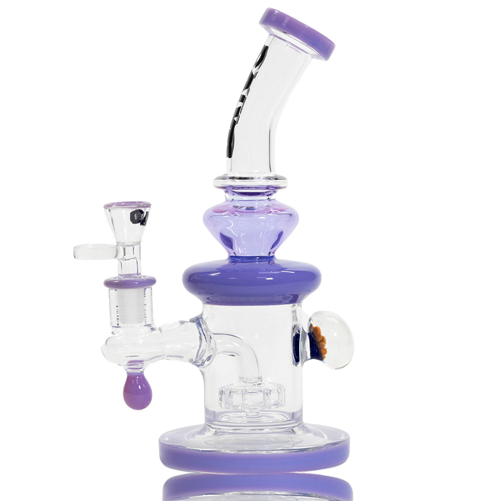 Implossion Drop Rig Purple 23cm - Calvo Glass