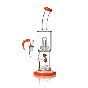 Mushroom Waterpipe Orange 30cm - Calvo Glass