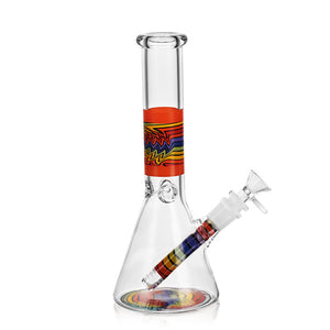 Beaker Decal Orange 25 cm Calvoglass