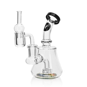 Bong Wax Set Dab Rig + Banger + Carb Cap Black - Calvoglass