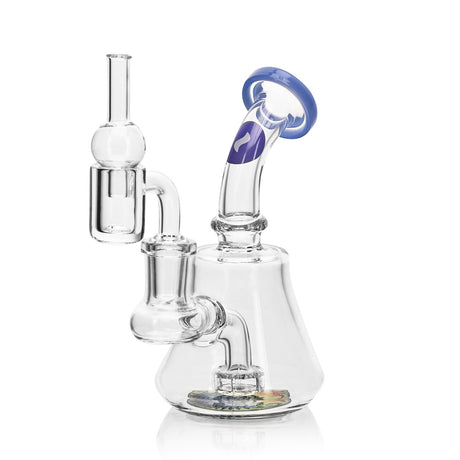 Wax Set Jade Blue Dab Rig Calvo Glass