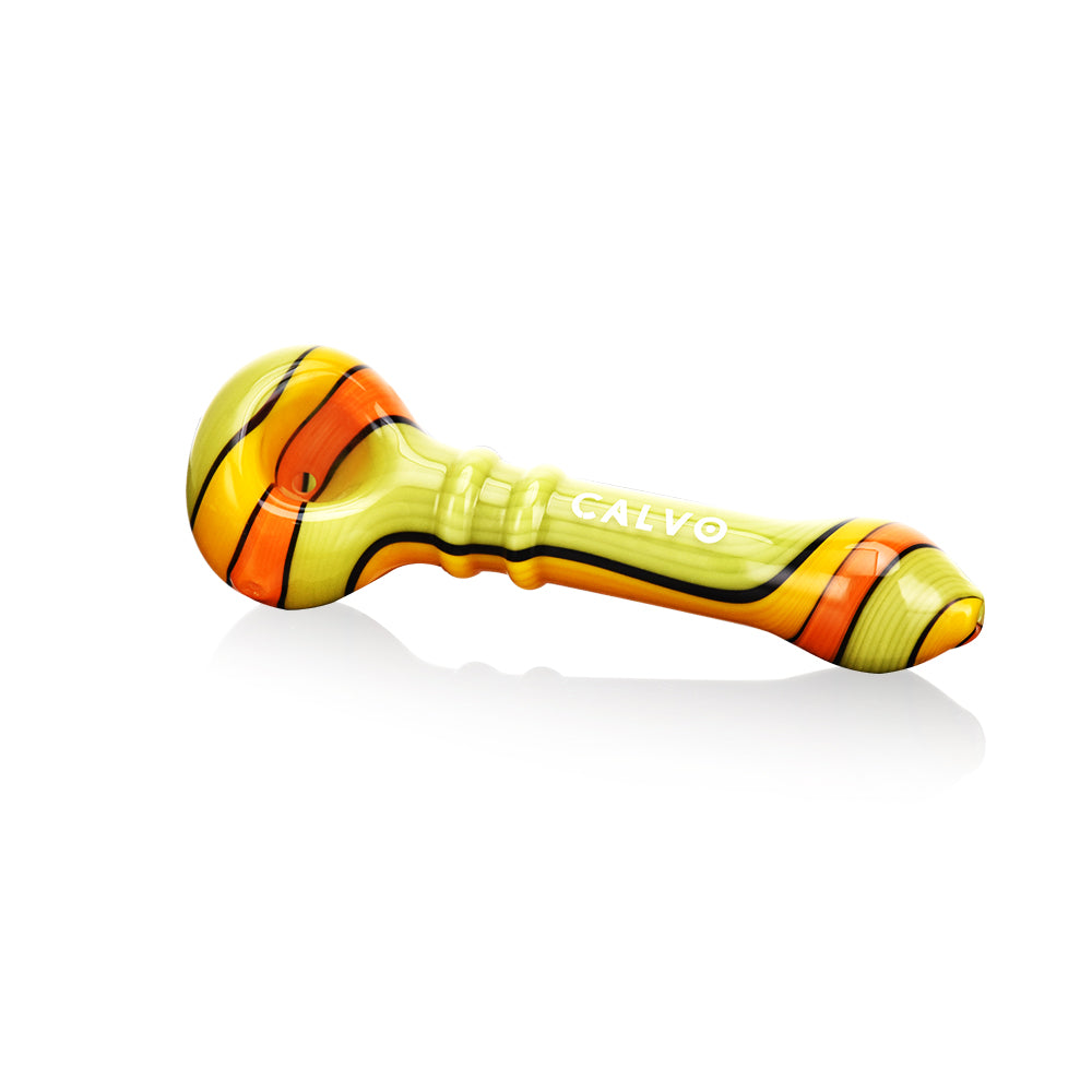 Pipa Signature Spoon Green 12cm Calvo Glass