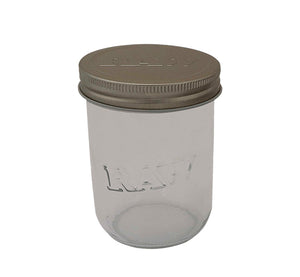 Contenedor Mason Jar Cristal 16oz - RAW