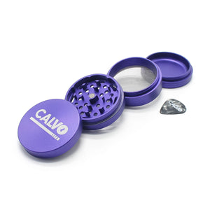 Moledor Metalico Lite Morado 50mm - Calvo Glass