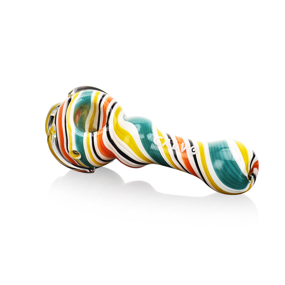 Pipa Twist Spoon Orange 11cm Calvo Glass