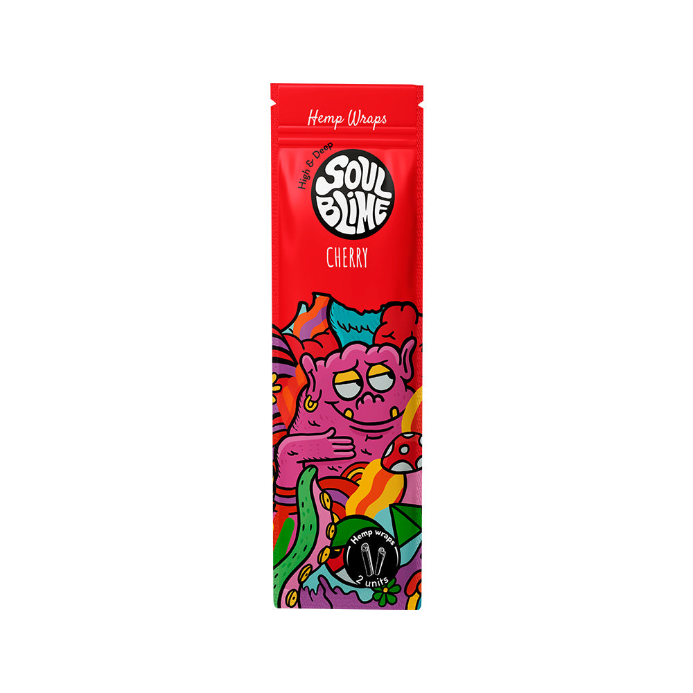 Blunt Hemp Wrap x2 Sabor Cherry - Soulblime