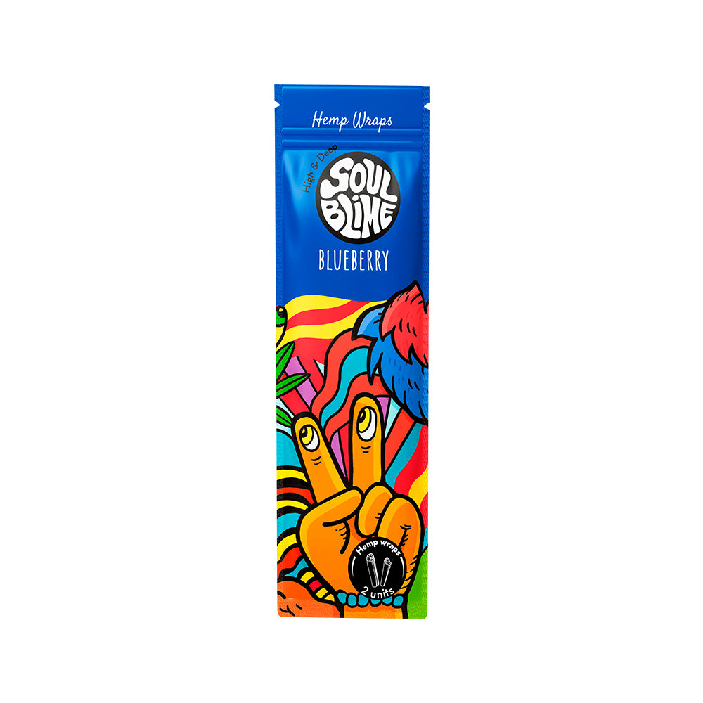 Blunt Hemp Wrap x2 Sabor Arandano - Soulblime