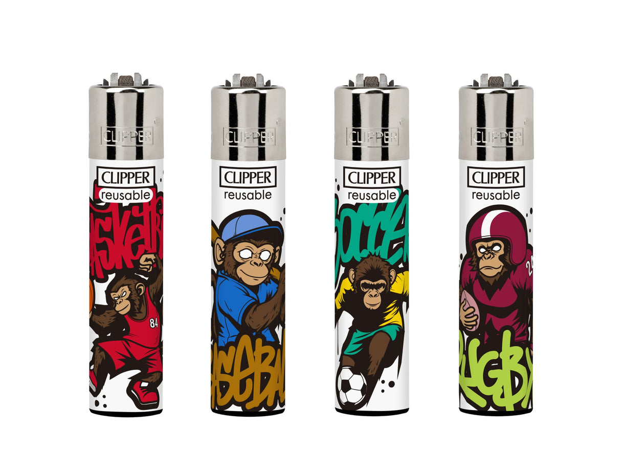 Encendedor Clipper Olympian Monkeys