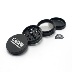 Moledor Metalico Lite Negro 50mm - Calvo Glass