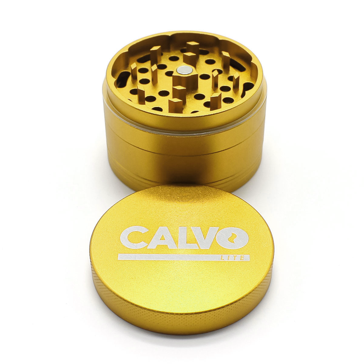 Moledor Metalico Lite Dorado 50mm - Calvo Glass