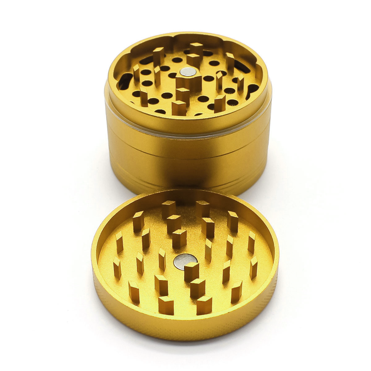 Moledor Metalico Lite Dorado 50mm - Calvo Glass