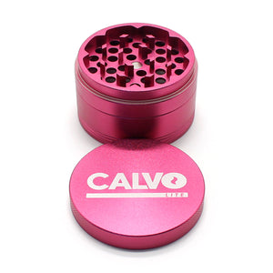 Moledor Metalico Lite Rosado 50mm - Calvo Glass