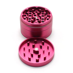 Moledor Metalico Lite Rosado 50mm - Calvo Glass