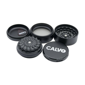 Moledor Aura Non Teeth 63mm Negro - Calvo Glass