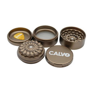 Moledor Aura Non Teeth 63mm Café - Calvo Glass