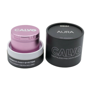 Moledor Aura Non Teeth 63mm Rosado - Calvo Glass