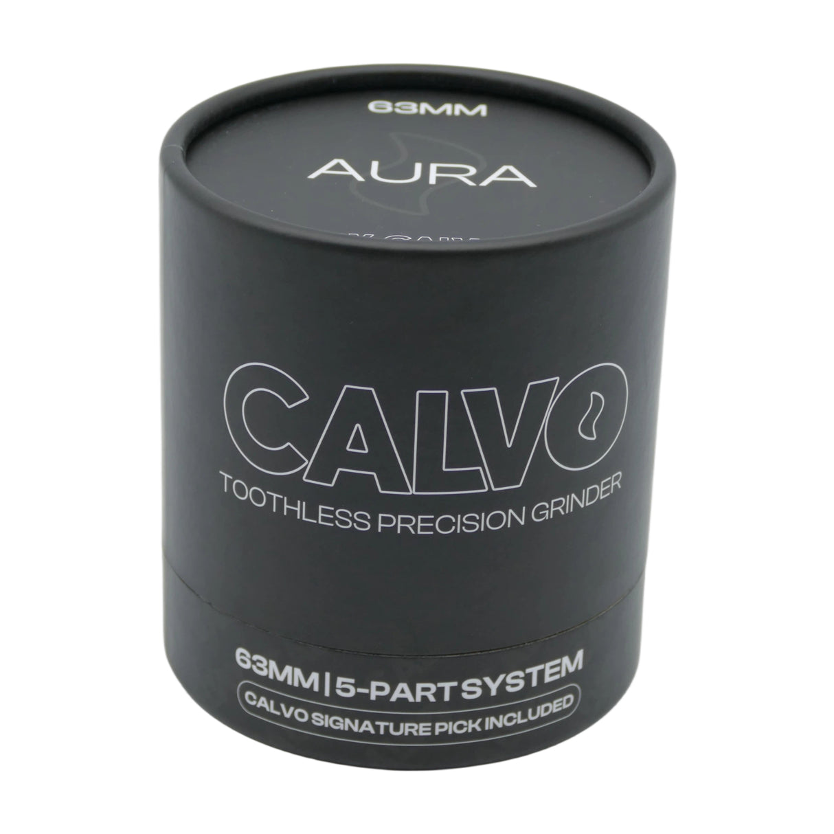 Moledor Aura Non Teeth 63mm Plata - Calvo Glass