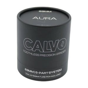 Moledor Aura Non Teeth 63mm Plata - Calvo Glass