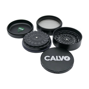 Moledor Aura XL Non Teeth 100mm Negro - Calvo Glass