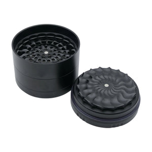 Moledor Aura XL Non Teeth 100mm Negro - Calvo Glass