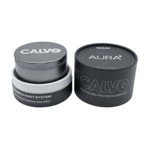 Moledor Aura XL Non Teeth 100mm Plata - Calvo Glass