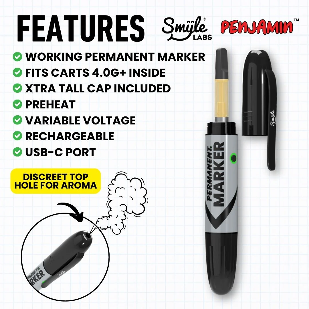 Marcador Permanente Penjamin Cart Battery de - Smyle(TM) Labs