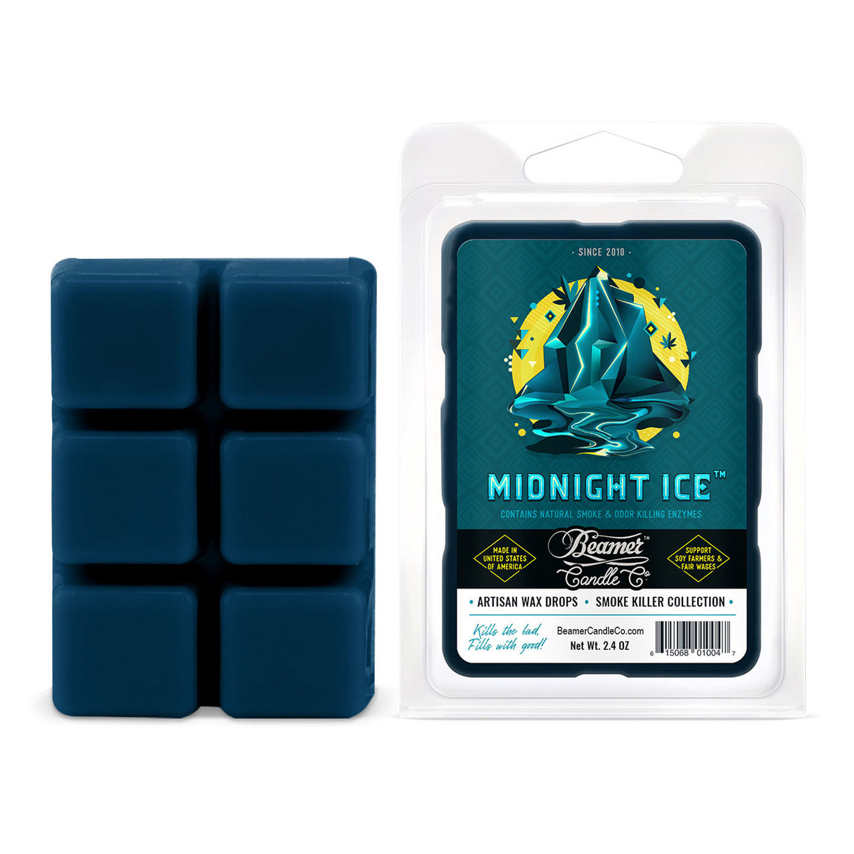 Vela Wax Drop Mignight Ice Edición Limitada - Beamer Candle