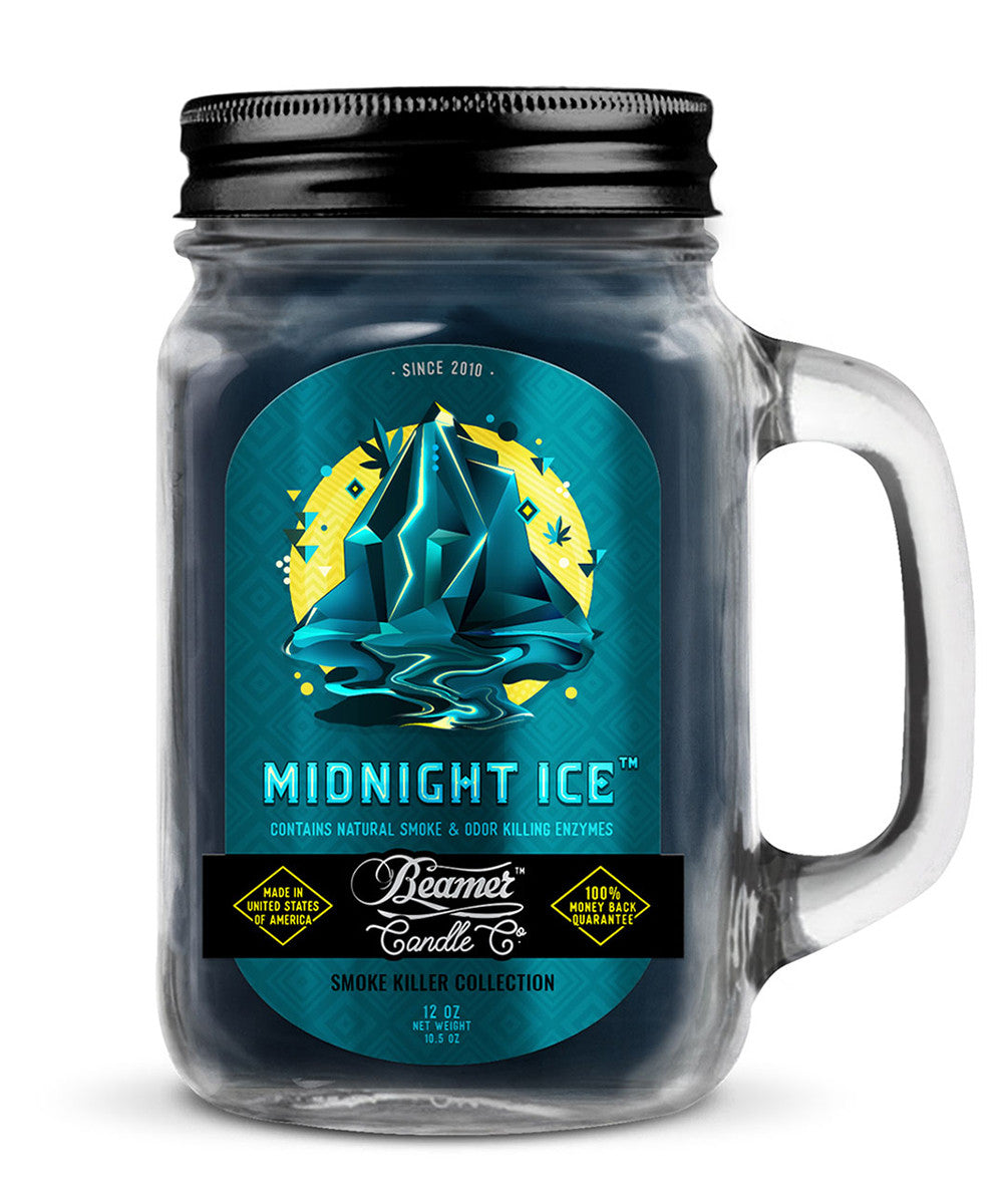 Vela Large Midnight Ice - Beamer Candle