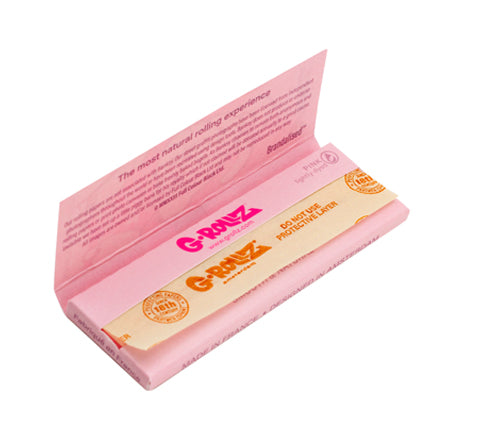 Papelillo G-Rollz 1 1/4 Banksy Conejo Pink 50u