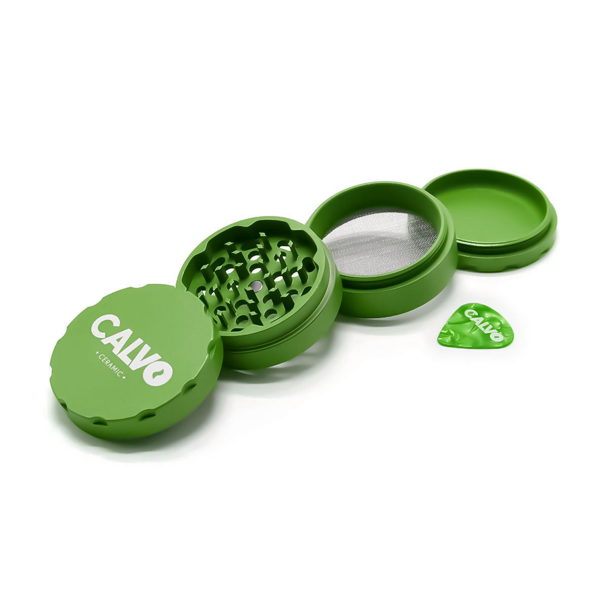 Moledor Ceramico Verde 63mm Calvo Glass
