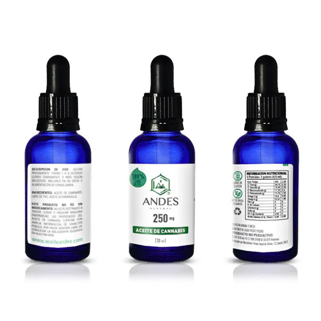 Aceite de CBD Andes Austral - 250 mg