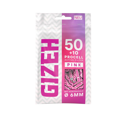 Filtros De Carbon Activado Procell Pink 50u - Gizeh