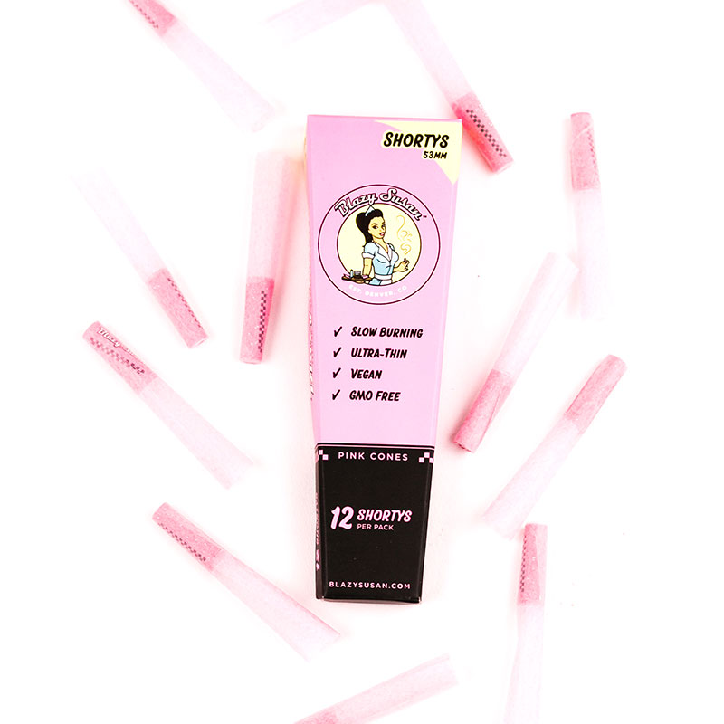 Conos Pre Roll Pink Shortys Pack 12u - Blazy Susan