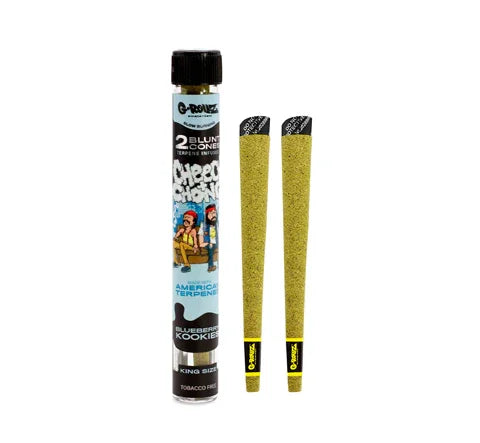 Tubo Cono Blunts x2 Blueberry Kookies Cheech&Chong G-Rollz