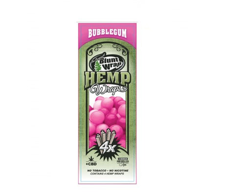 Blunt Hemp Wrap x 4 Sabor Bubble Gum