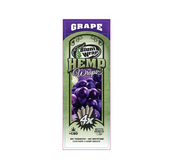 Blunt Hemp Wrap x 4 Sabor Grape