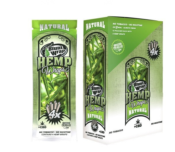 Blunt Hemp Wrap x 4 Sabor Natural