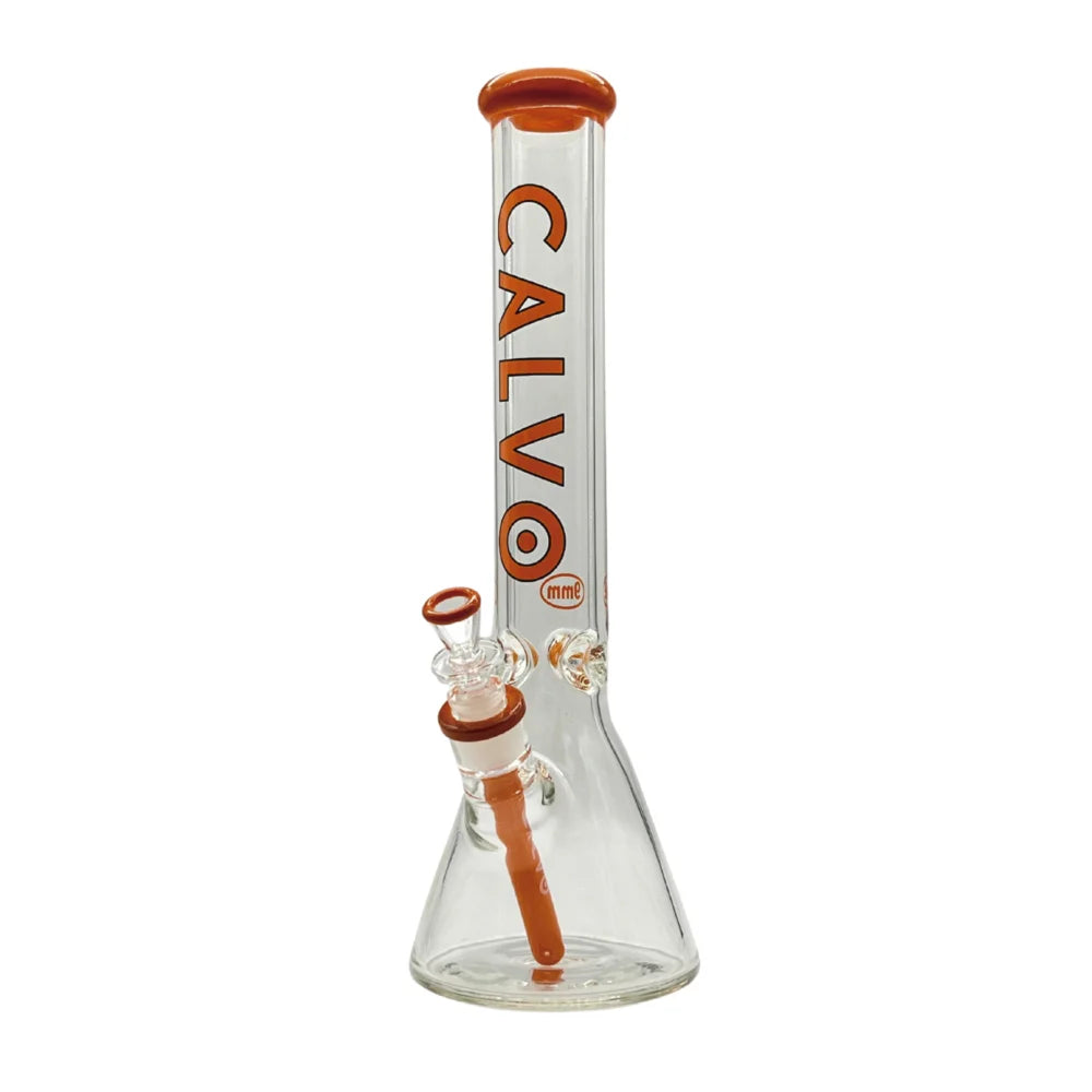 Bong Beaker 40cm 9Mm Premium Orange Calvo Glass