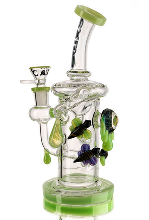 Bong Nectar Recycler Green 26 Cm Calvoglass