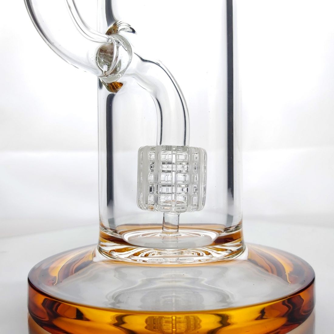 Bong Pyrex CUBE X2 20CM Bonglab Amber