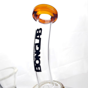Bong Pyrex CUBE X2 20CM Bonglab Amber