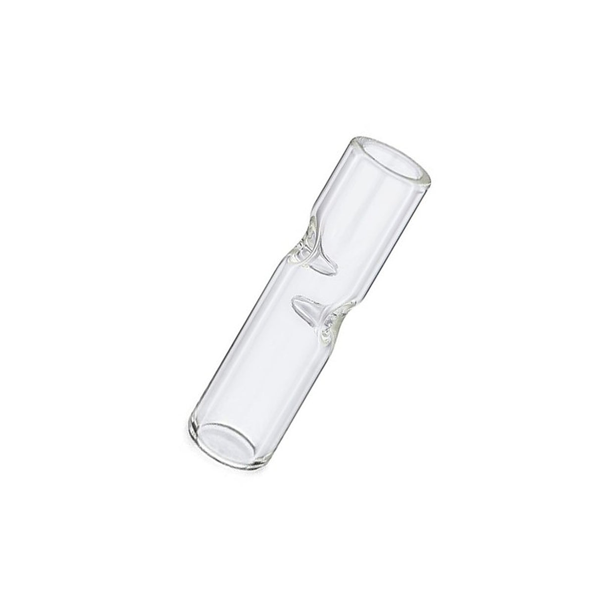 Boquilla de Cristal Borosilicato - Black Leaf - vista del tip de cristal