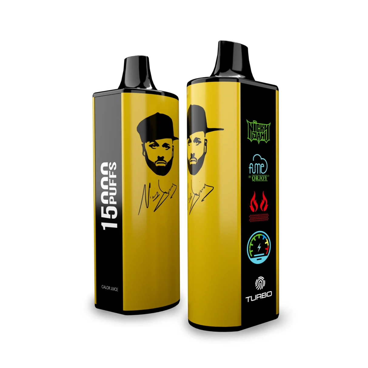 Vape Fume Nicky Jam 15.000 Puffs 0% Nic Calor Juice (Banana Pinneapple)