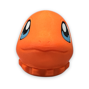 Moledor Charmander 3D 4 Piezas Naranjo