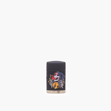 Encendedor Special Blue Classic Rubber Skull & Roses
