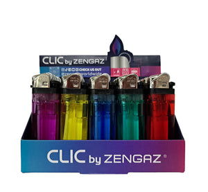 Encendedor Zengaz Clic Transparente